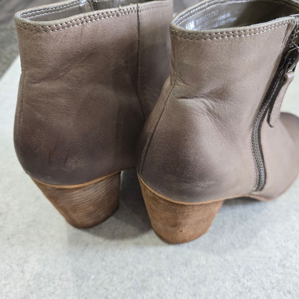 🐢 BP Trolley Ankle Booties in Tan Size 8.5 Tan Leather - Picture 5 of 11